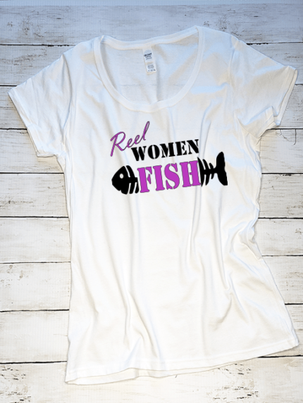 Reel Women Fish T-Shirts for Sale